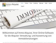 Tablet Screenshot of immo-akquise.de